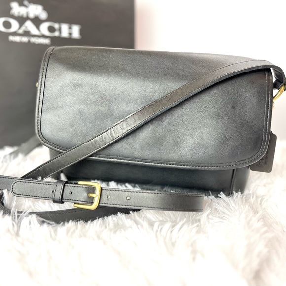 Vintage COACH Curtis Bag, Black No. 9975 - Picture 14 of 15